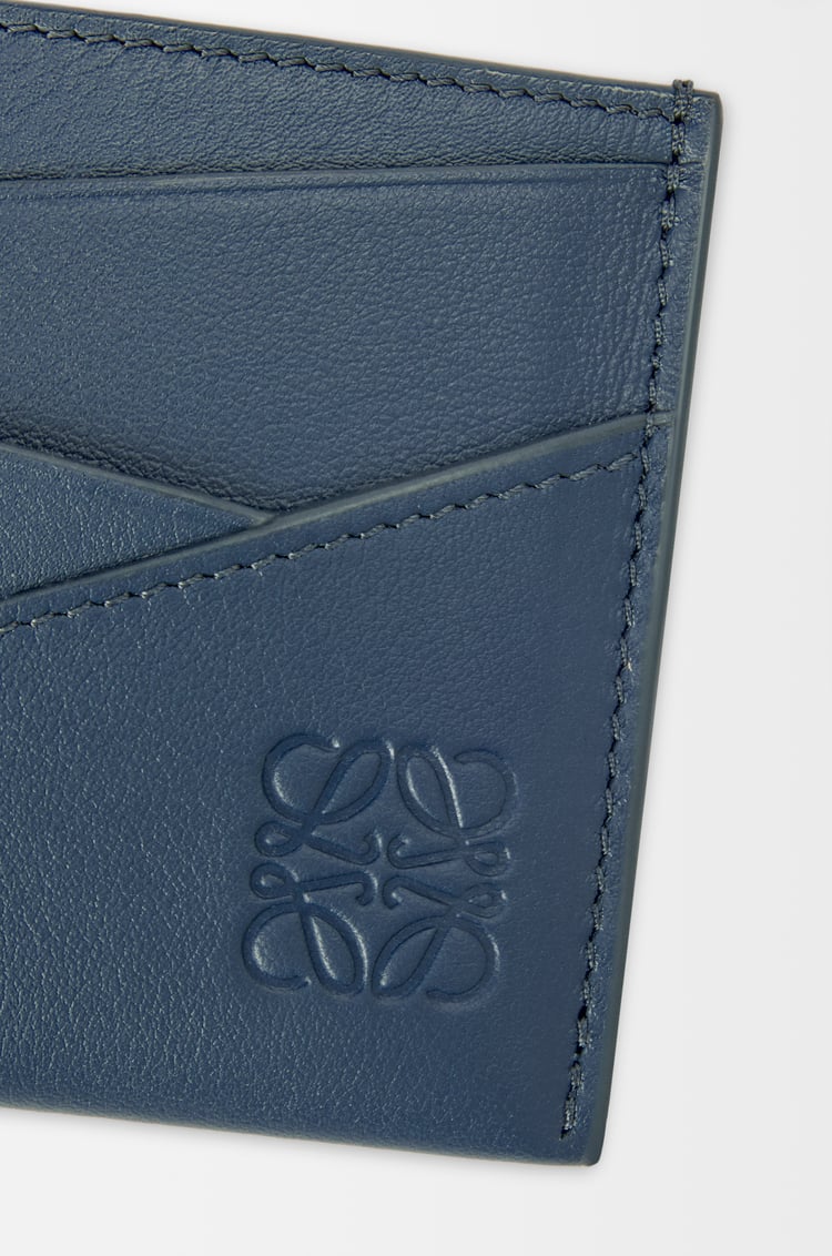 LOEWE 经典牛皮革 Puzzle 扁平卡包 靛蓝色