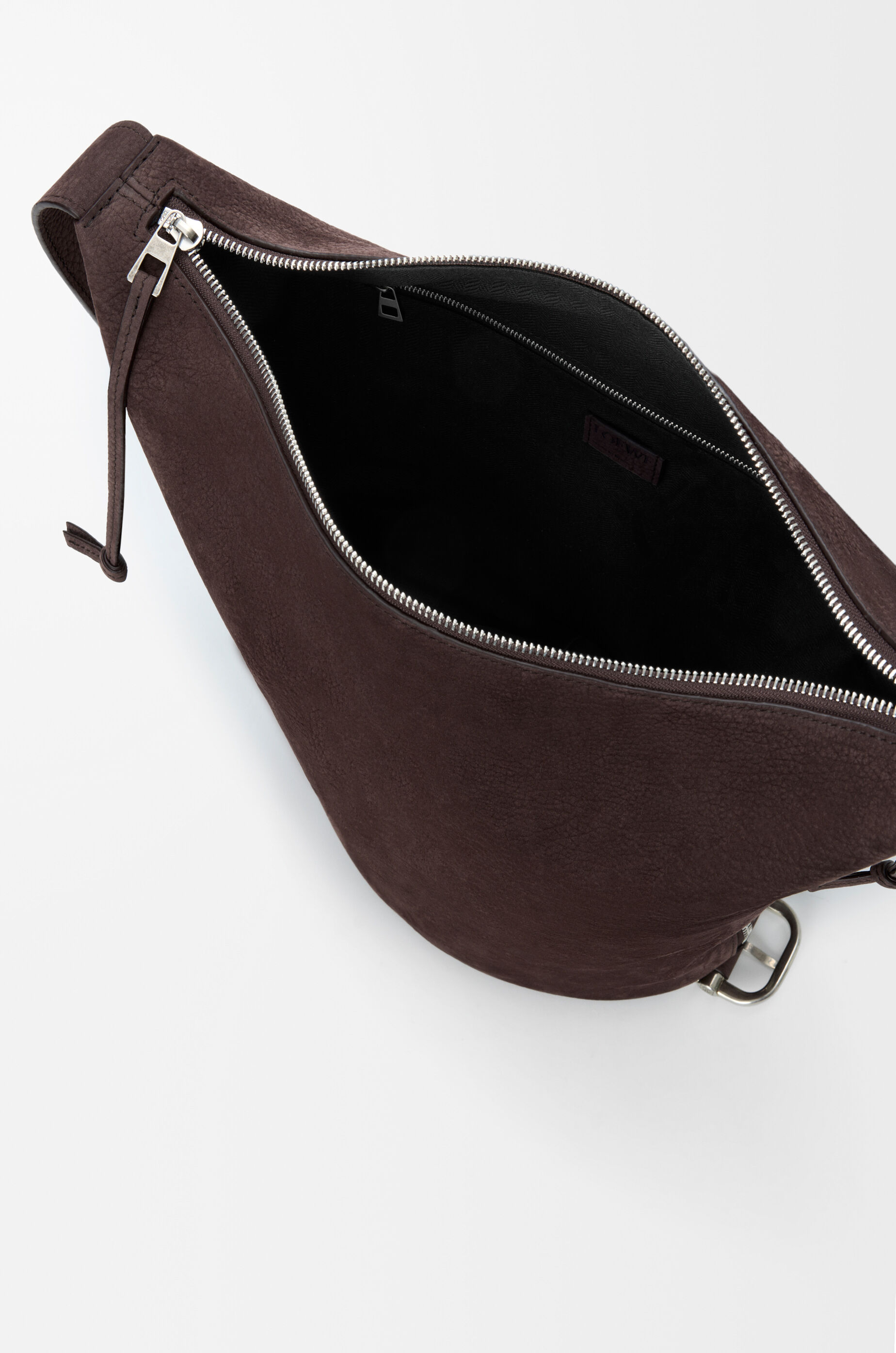 Loop bucket in grained nubuck Brown - LOEWE USA Official Website