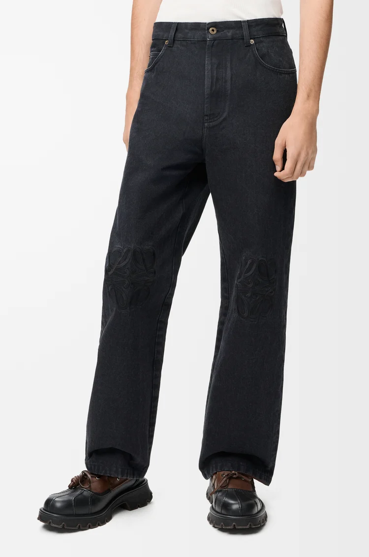 LOEWE アナグラム バギー ジーンズ（デニム） ブラック