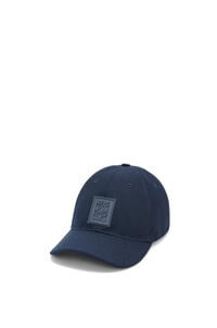 LOEWE Patch cap in canvas 深海軍藍