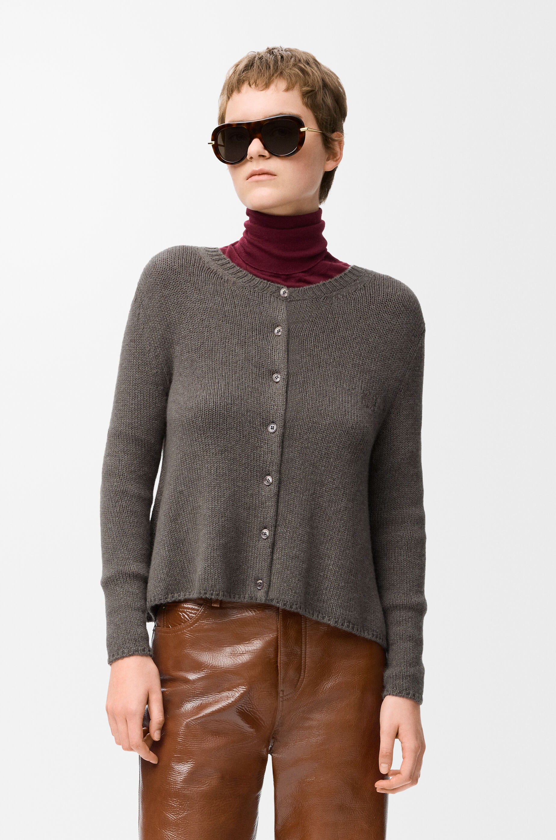 カーディガン（カシミヤ） ブラウン - LOEWE Japan official website