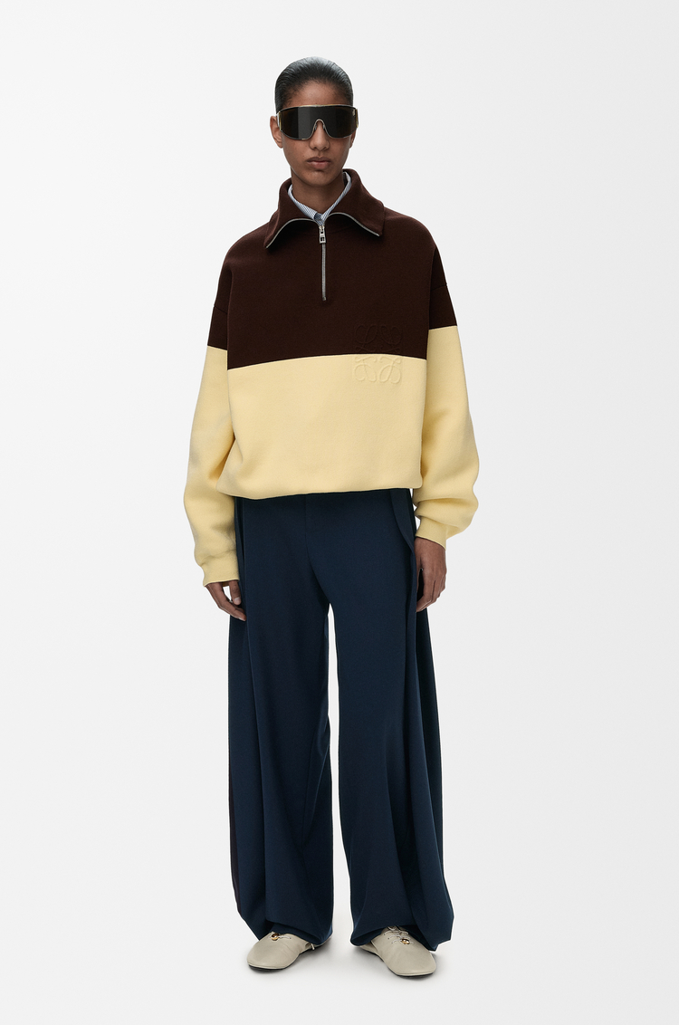 LOEWE Hose aus Wolle Marineblau