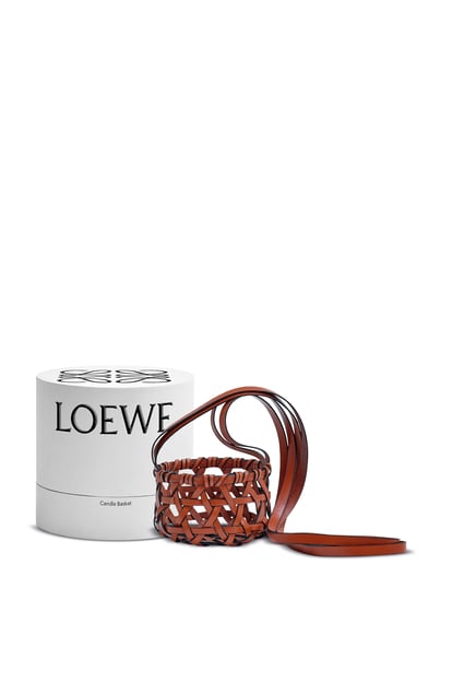 LOEWE Candle Basket Shiny Light Brown plp_rd