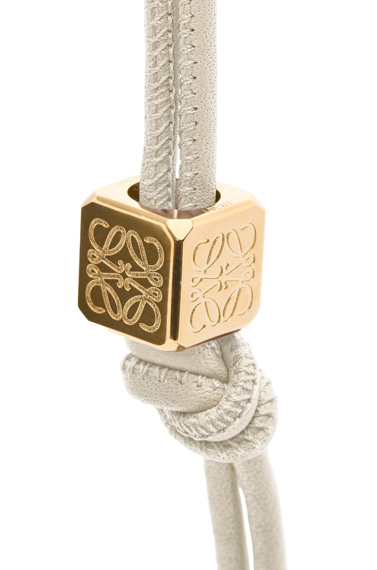 LOEWE Personalisation strap in classic calfskin Soft White