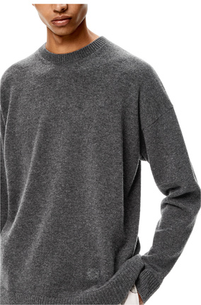 LOEWE Anagram sweater in wool Dark Grey plp_rd