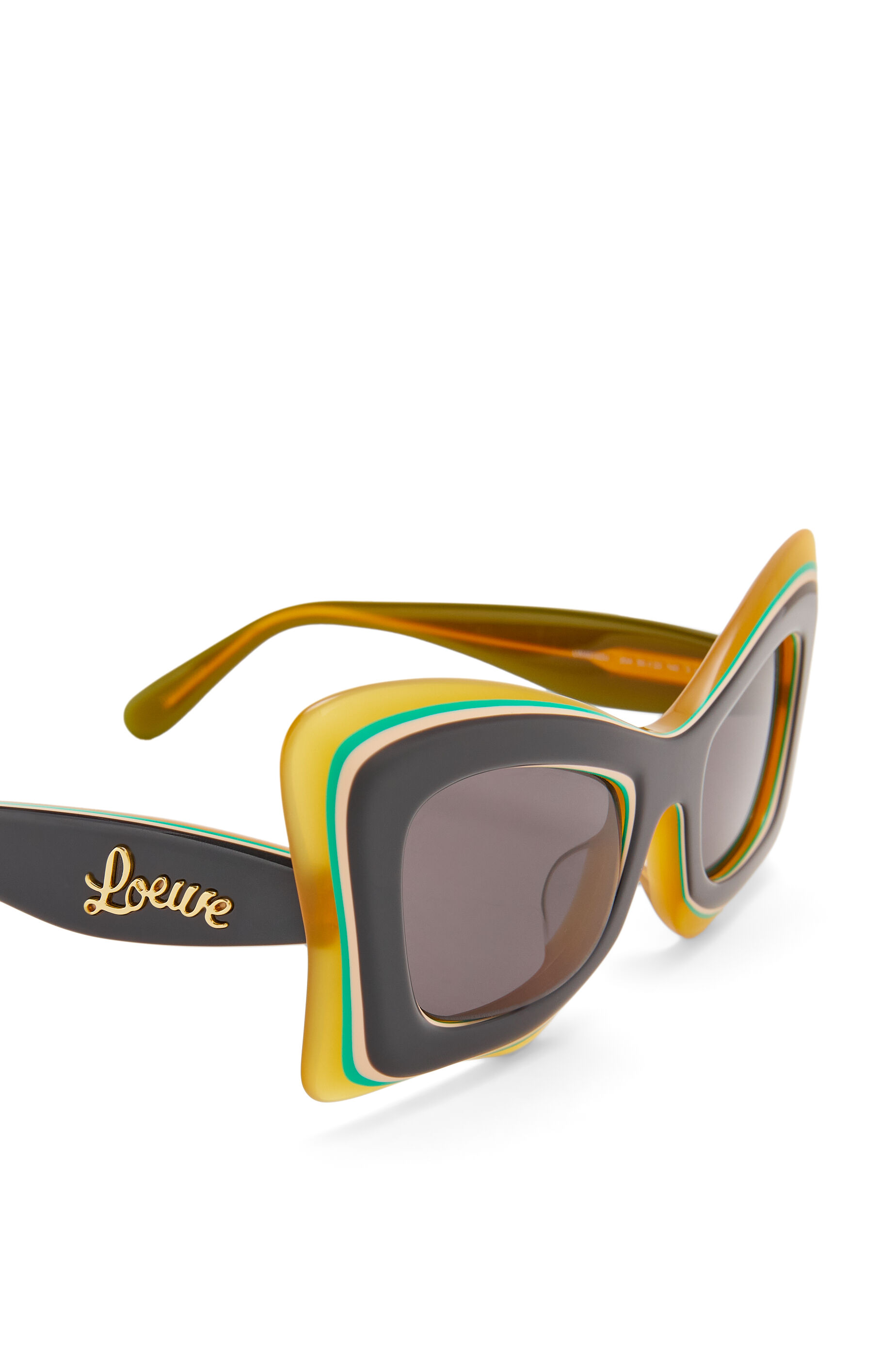 Multilayer Butterfly Sunglasses White/Pink - Loewe main image 1