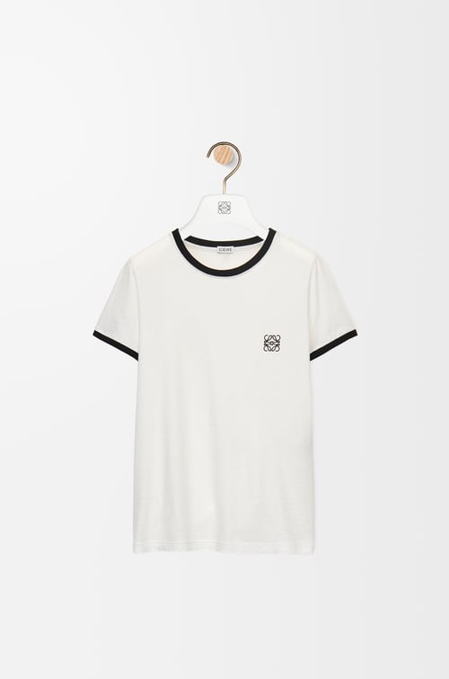 LOEWE スリムフィット Tシャツ（コットン） ホワイト/ブラック