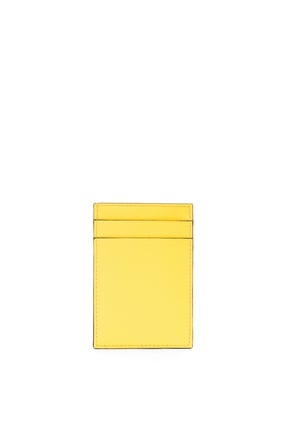 LOEWE 雞尾酒圖案經典小牛皮直式卡片套 yellow/tan plp_rd