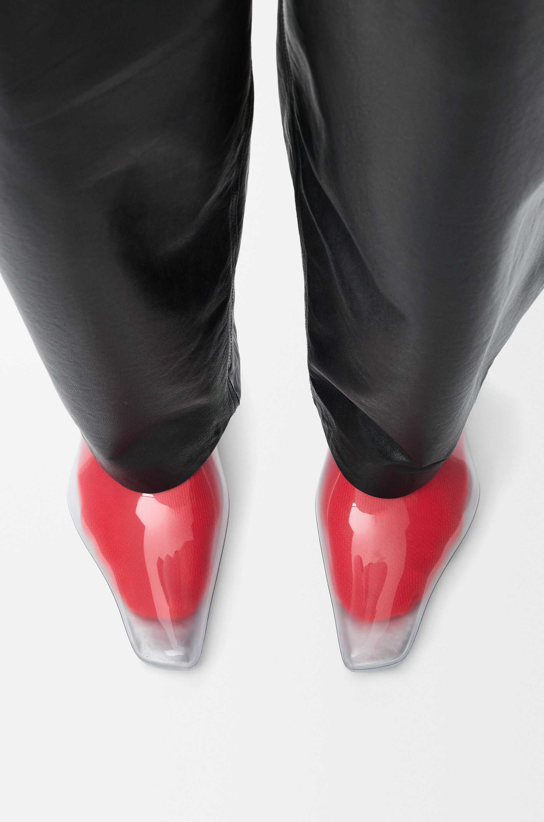 Emily aqua bootie in PVC Transparent - LOEWE USA Official Website