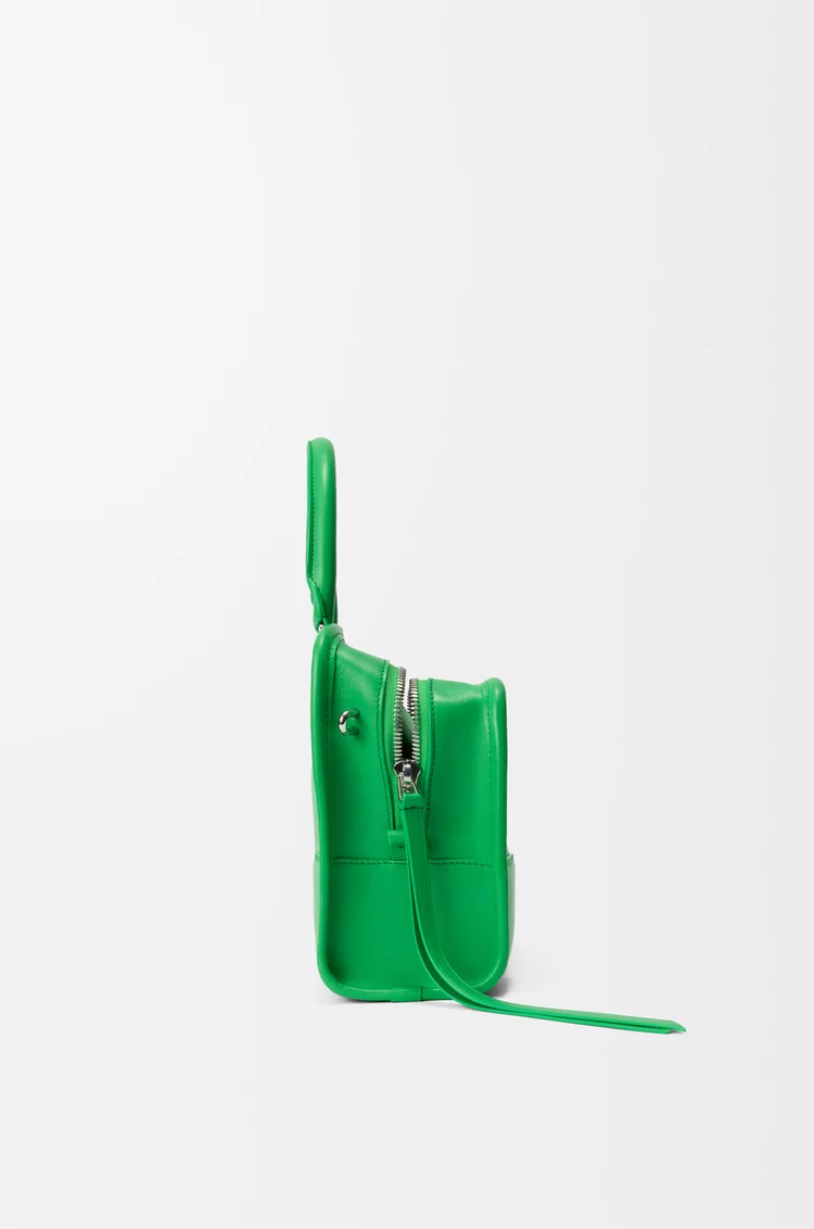 LOEWE Petit sac Amazona 180 en cuir de veau souple Vert Trèfle