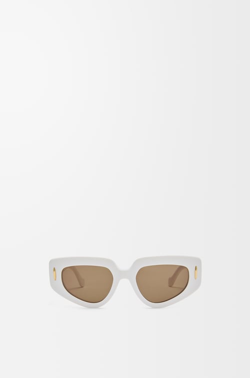 LOEWE Small Butterfly Screen sunglasses Solid White plp_rd