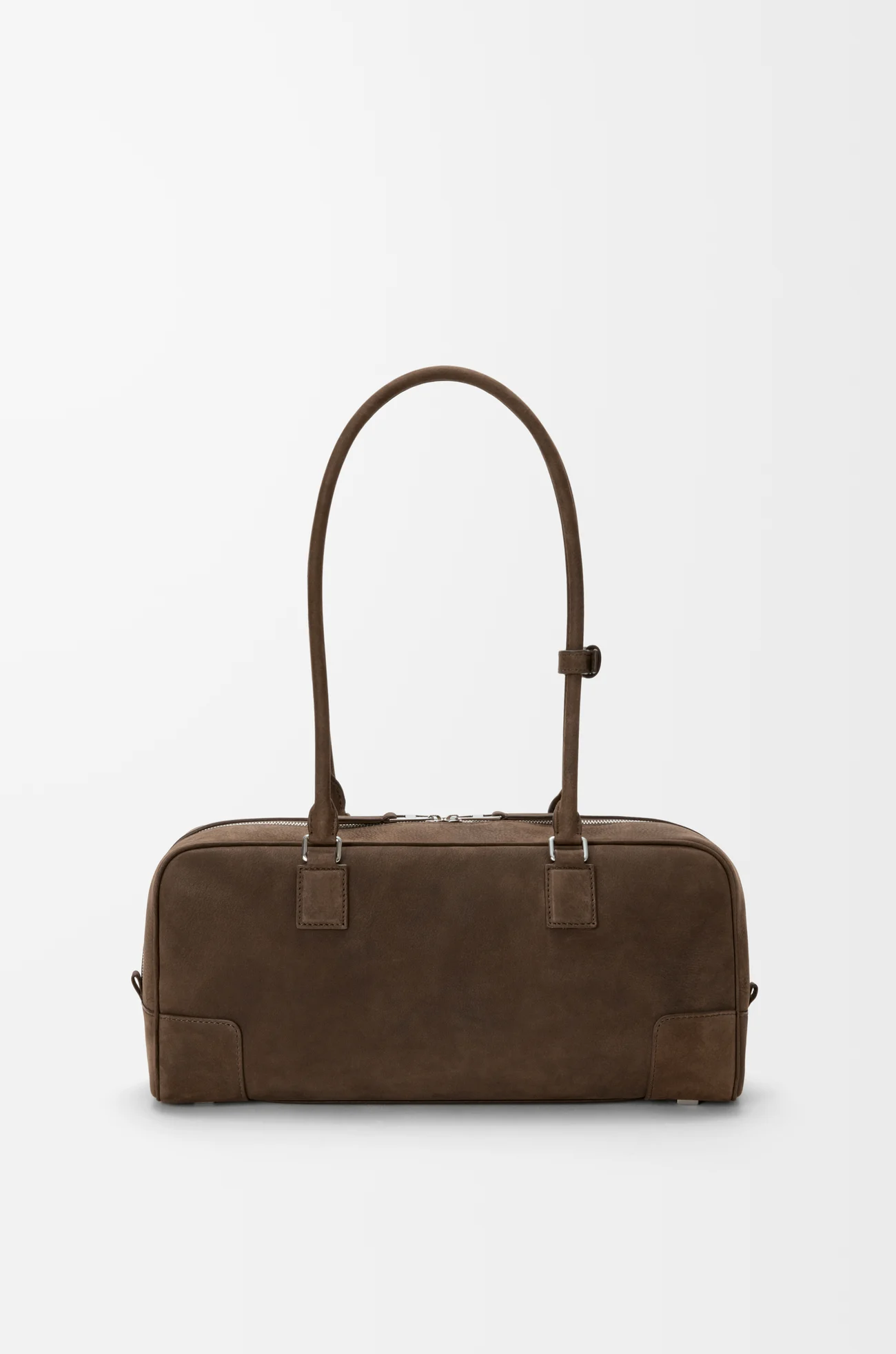 LOEWE Borsa Amazona 31 cropped in nabuk granato Tundra