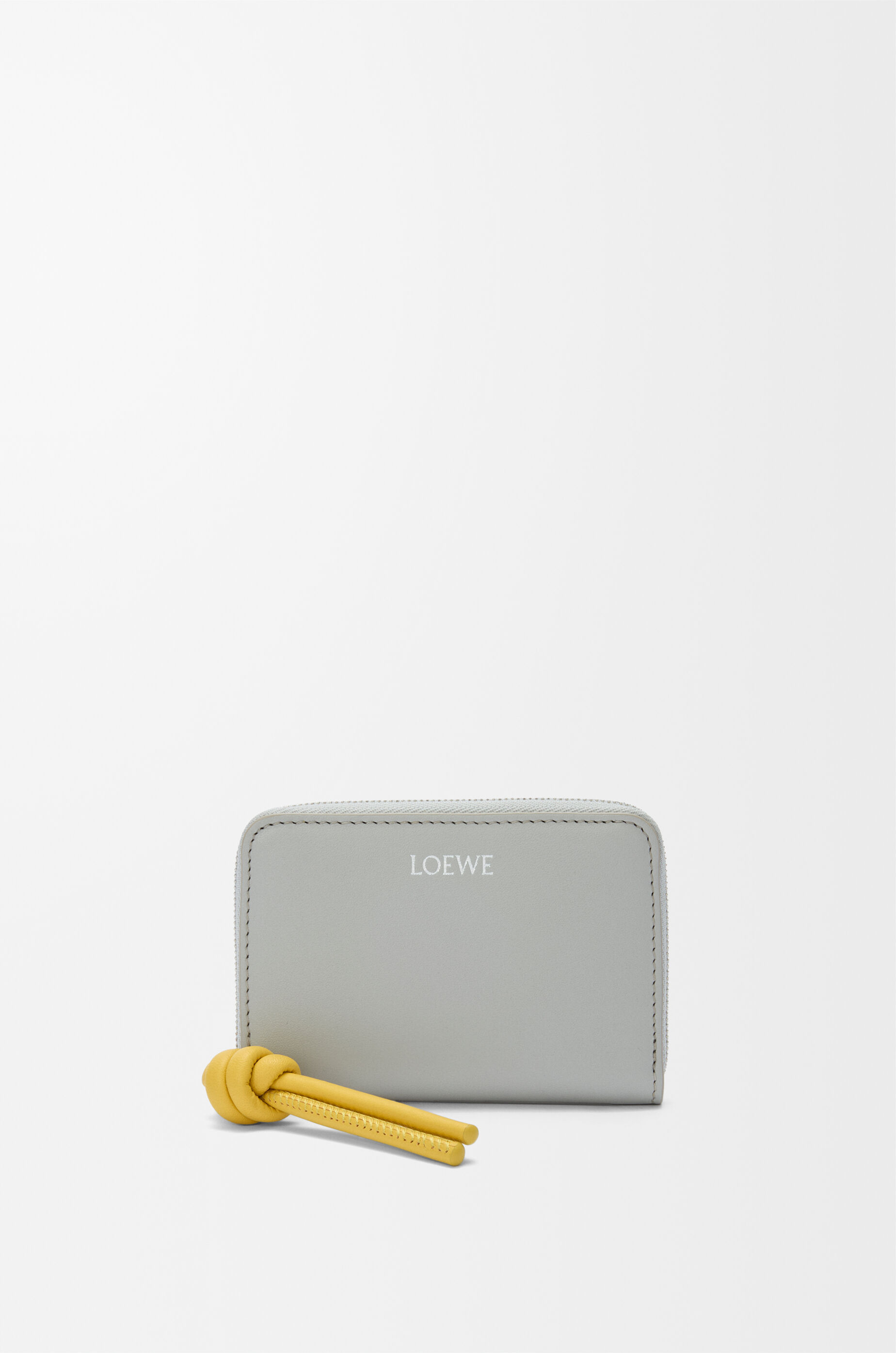 Zipped coin purse in shiny nappa calfskin Brown - LOEWE