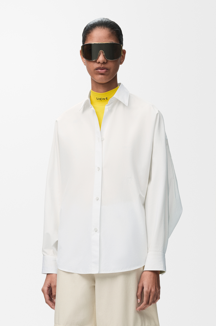 LOEWE Camisa en algodón Blanco