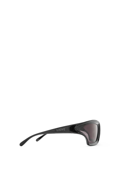 LOEWE Arch Mask sunglasses in nylon Solid Black plp_rd