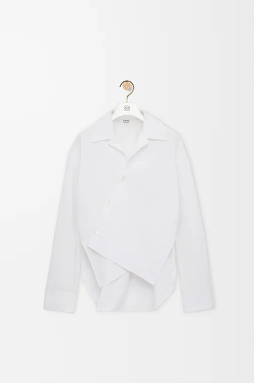 LOEWE Camisa en algodón Blanco