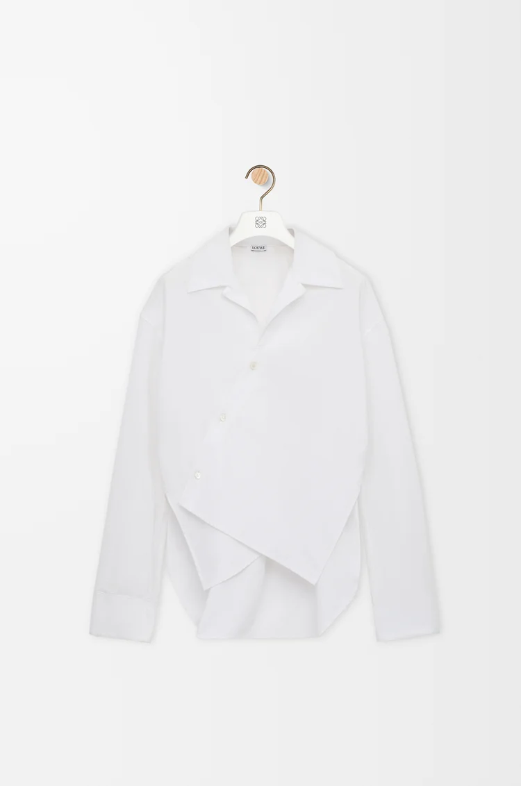 LOEWE Camisa en algodón Blanco