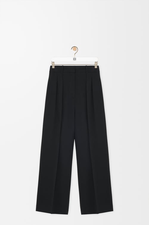 LOEWE Pantalón en viscosa elástica Negro