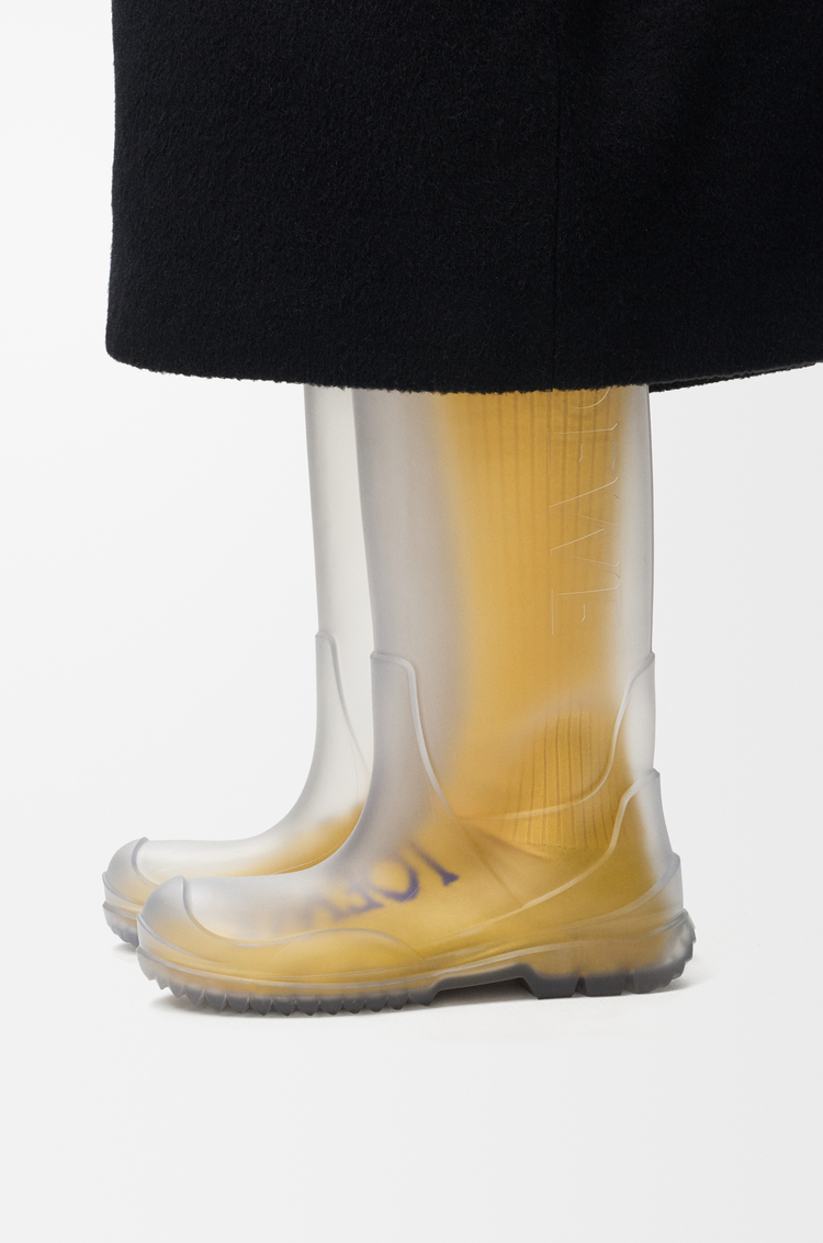 LOEWE Bota Storm en goma Transparente