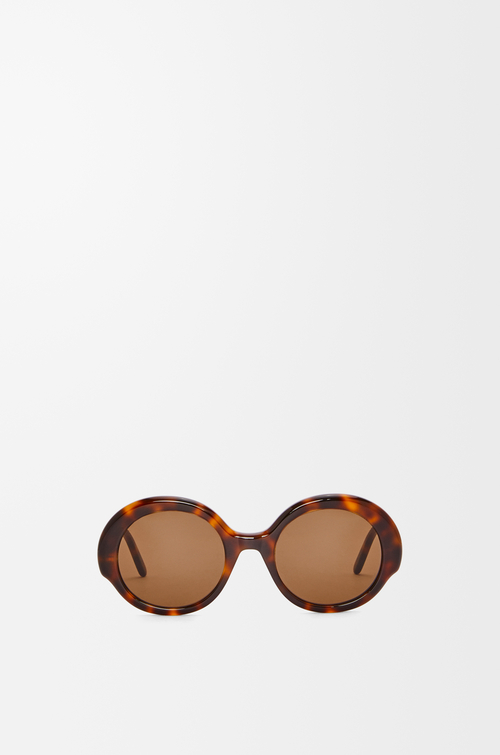 LOEWE Round Slim sunglasses Havana