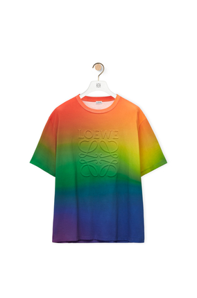 LOEWE Rainbow Anagram T-shirt in cotton Multicolor