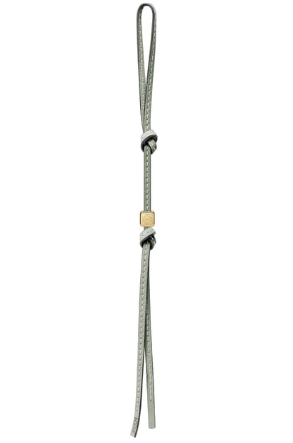 LOEWE Small Anagram strap in calfskin and brass Rosemary/Gold plp_rd