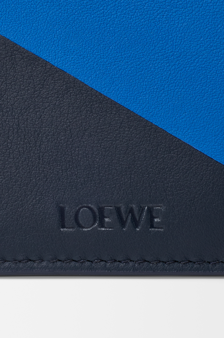 LOEWE 經典小牛皮 Flag零錢卡夾 深海軍藍/皇家蔚藍