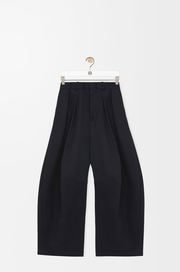 LOEWE バレル トラウザーズ（コットン&シルク） ブラック