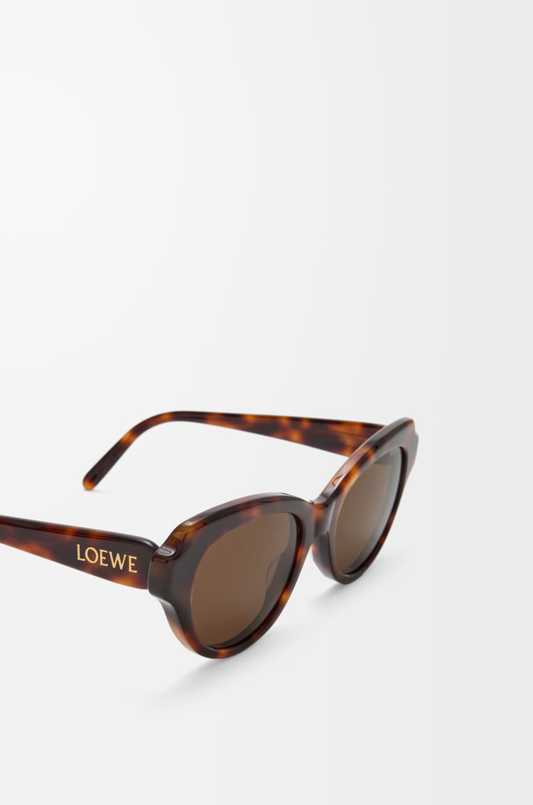 LOEWE Swan Slim sunglasses Havana