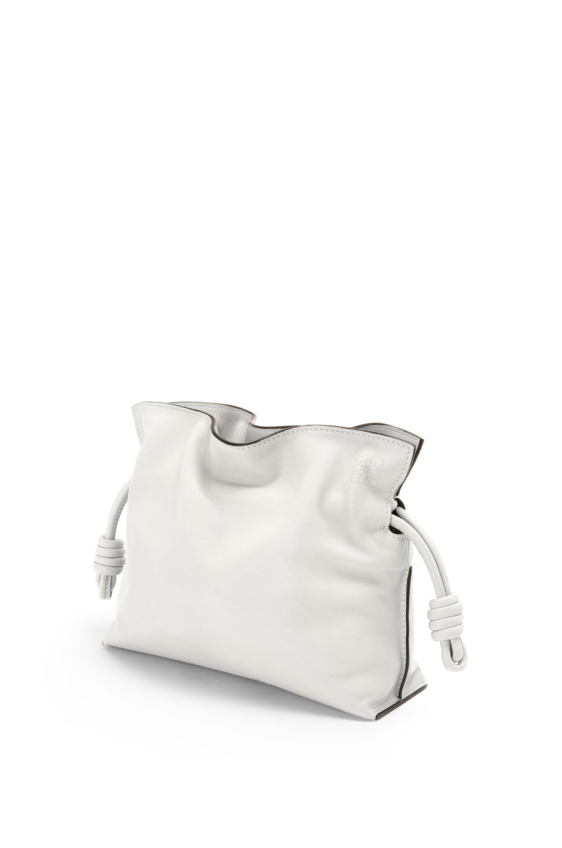 フラメンコクラッチ ミニ (ナパカーフ) ソフトホワイト - LOEWE