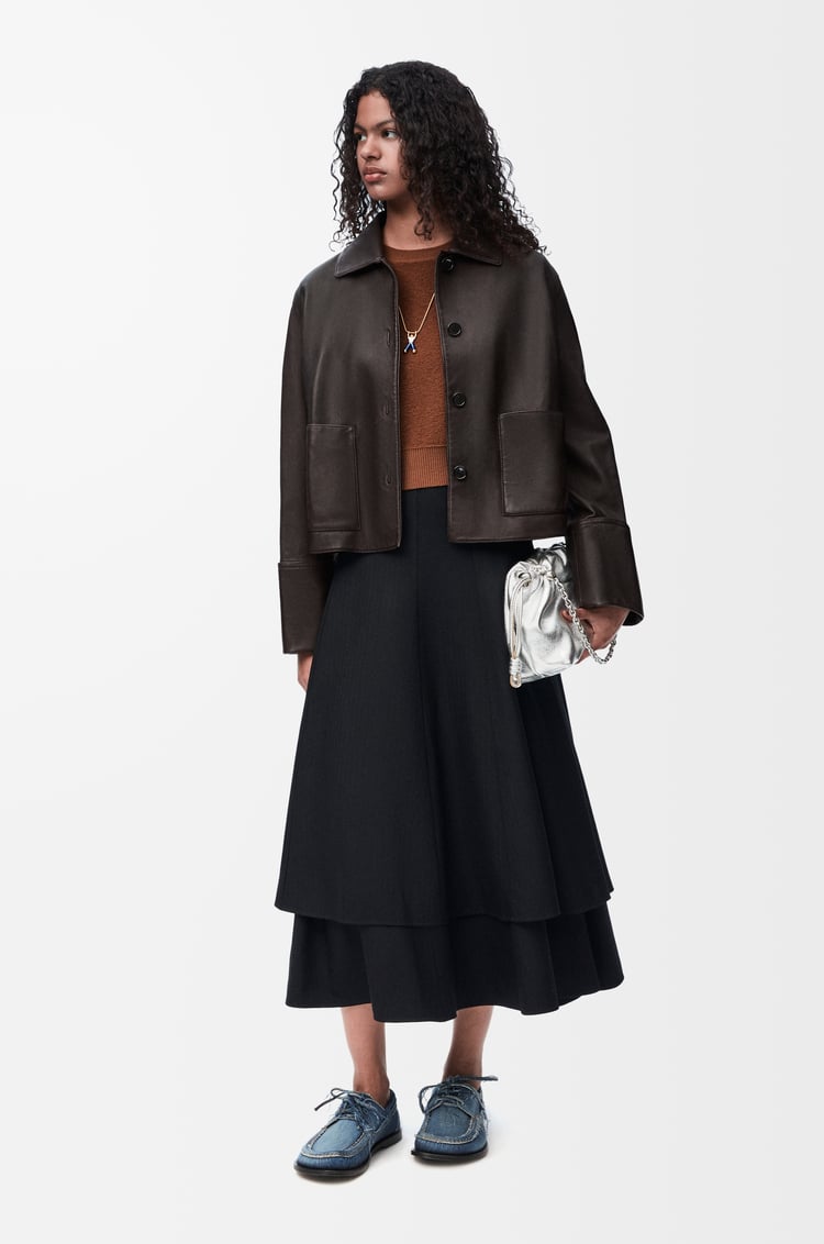 LOEWE Anagram sweater in wool Brown