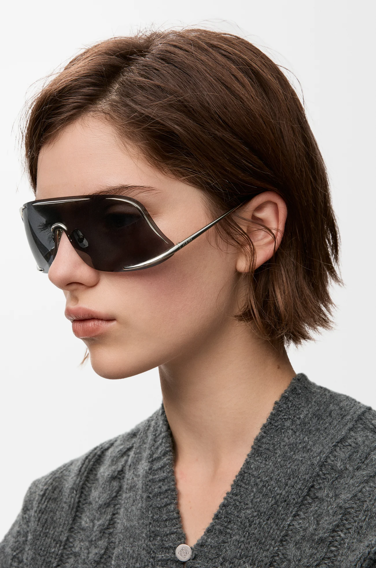 LOEWE シールド マスク サングラス スモーク