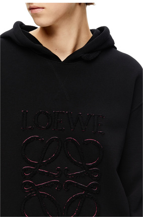 LOEWE LOEWE Anagram hoodie in cotton Black plp_rd