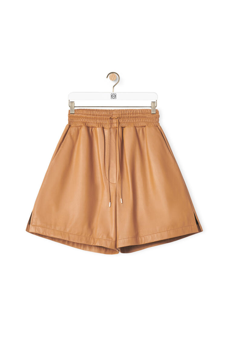 LOEWE Shorts in nappa Toffee pdp_rd