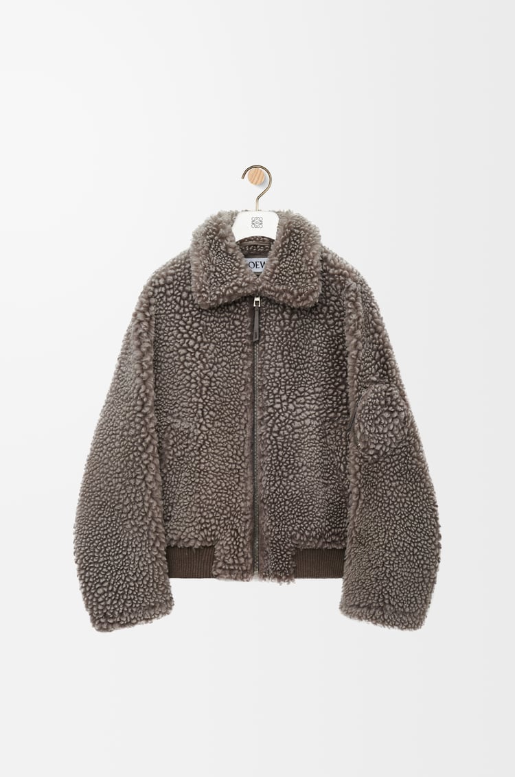 LOEWE Chaqueta en lana de oveja Gris