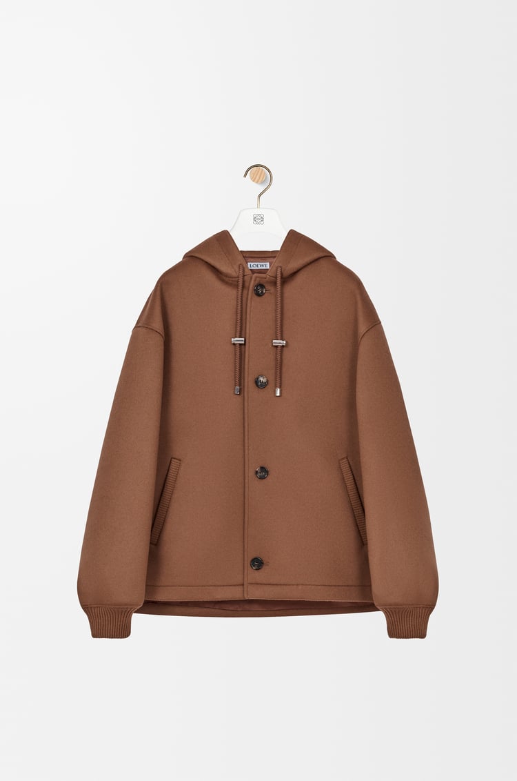 LOEWE フーデッド ジャケット（ウール） キャメル