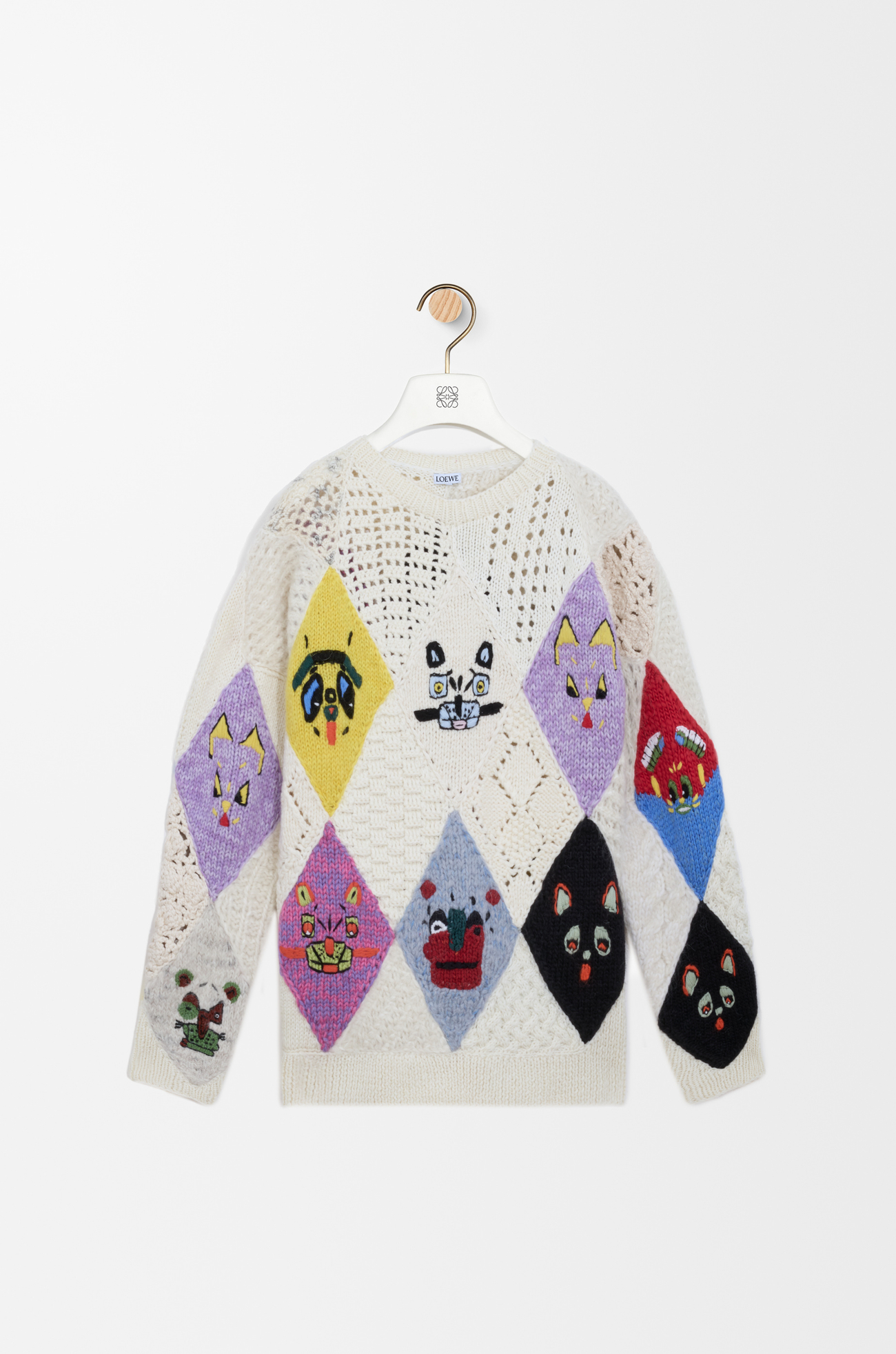 LOEWE Jersey en lana Multicolor