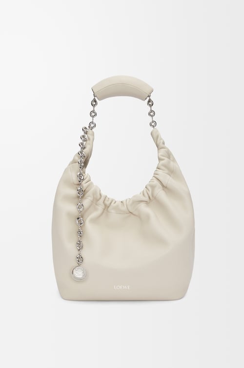 LOEWE Small Squeeze bag in mellow nappa lambskin Sea Salt plp_rd