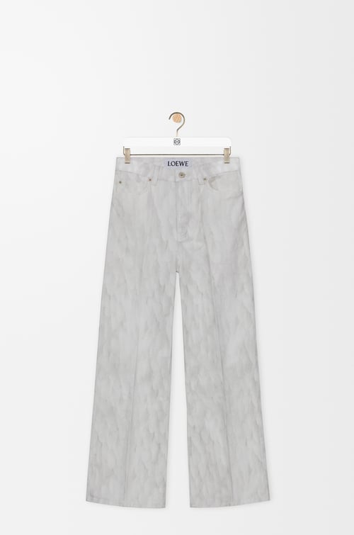LOEWE 丹寧牛仔褲 白色