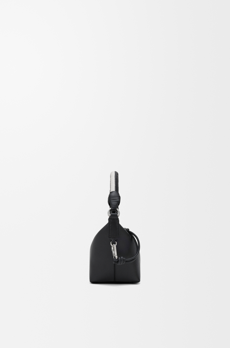 LOEWE Cala mini bag in mellow nappa lambskin Black/Soft White