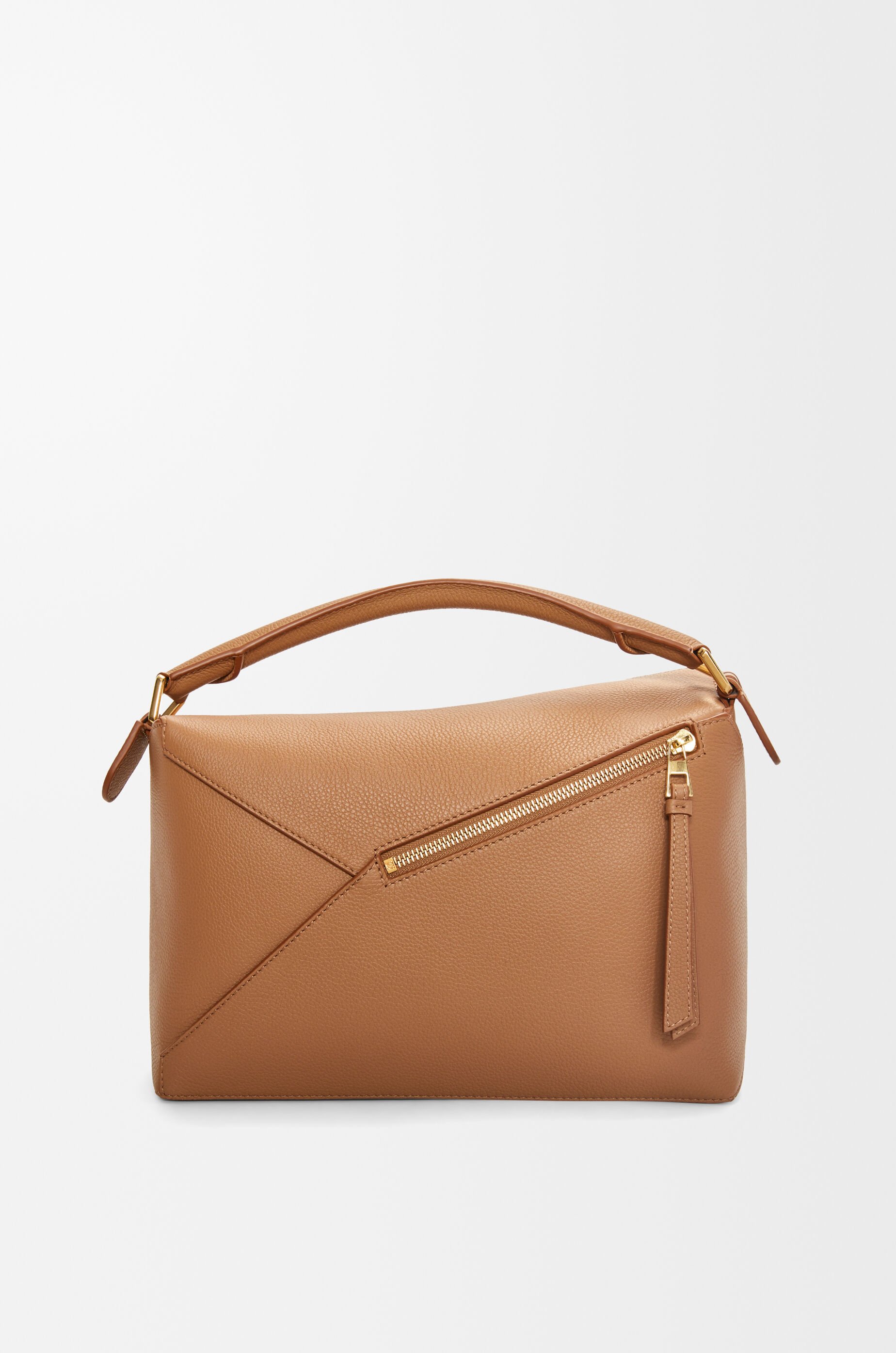 パズルエッジ バッグ ミディアム（ソフトグレインカーフ） ブラウン