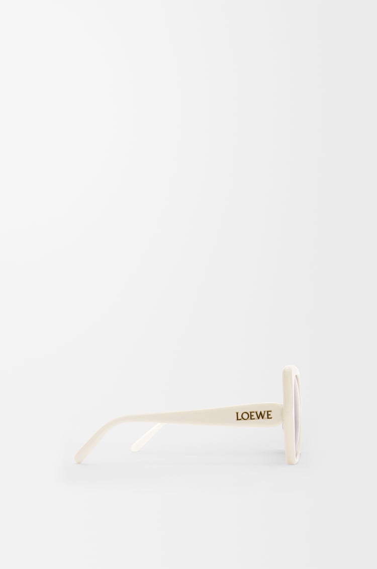 LOEWE ファンタジー スリム サングラス ホワイト/アイボリー