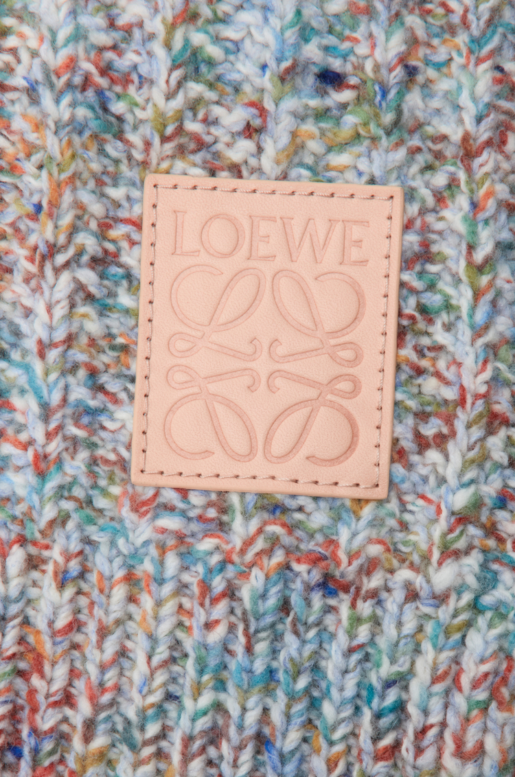 LOEWE Bufanda en mezcla de lana y cashmere Multicolor