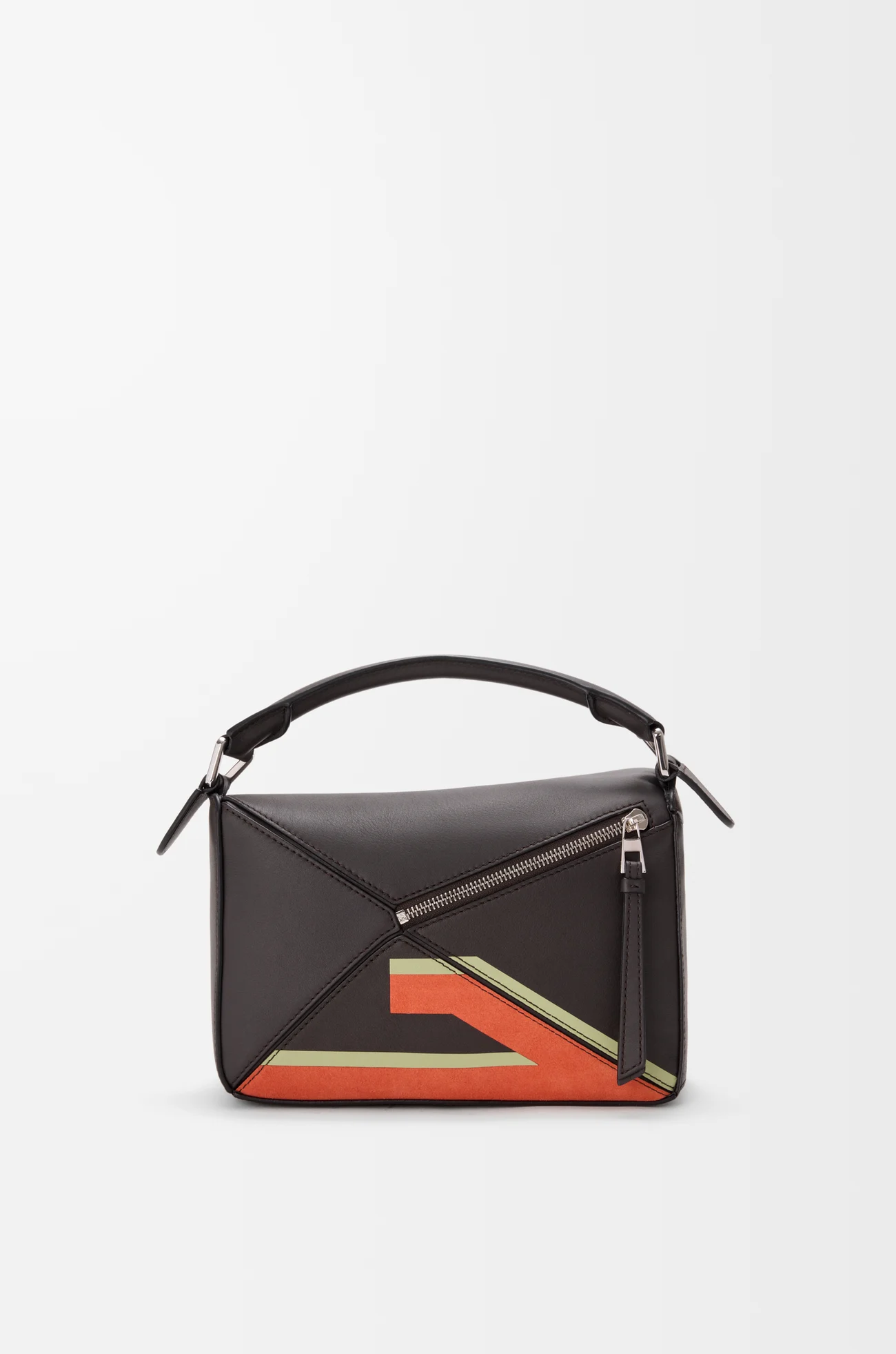 LOEWE Futurist Cat small Puzzle bag in classic calfskin Dark Taupe