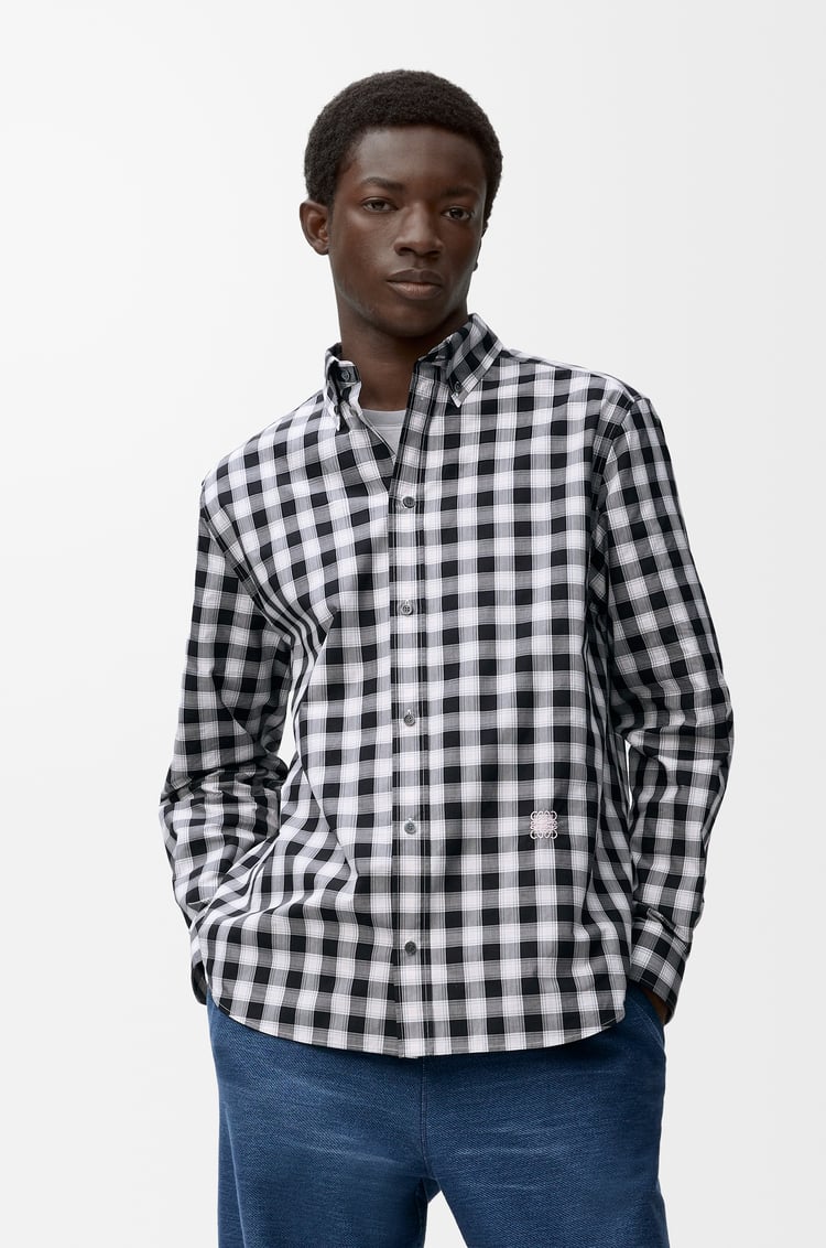 LOEWE Shirt in cotton White/Black