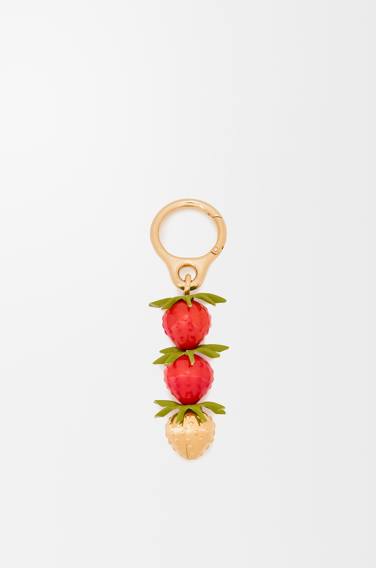 LOEWE Strawberry charm  Red/Gold
