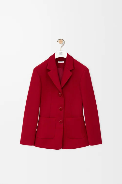 LOEWE Jacket in wool Red
