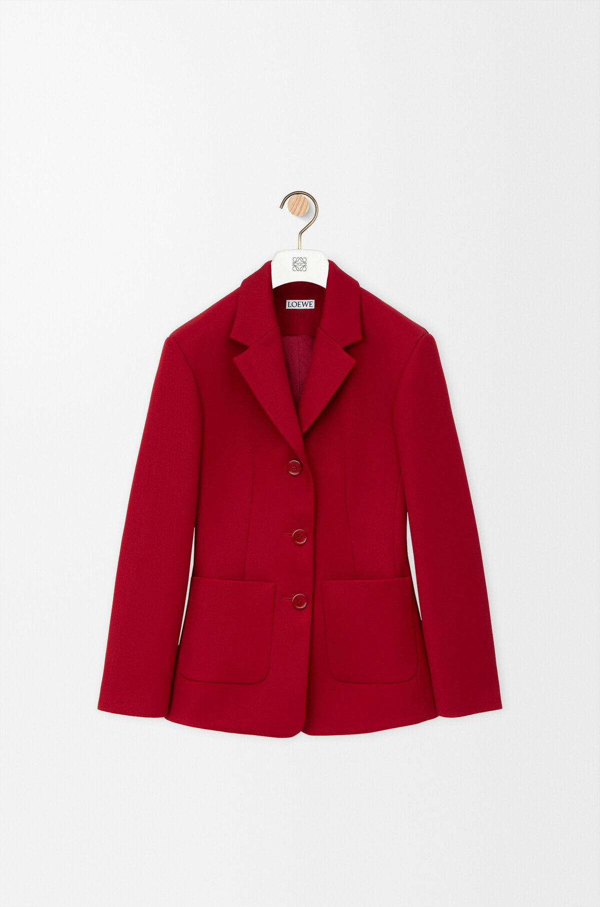 Jacket in wool Red - LOEWE USA Official Website