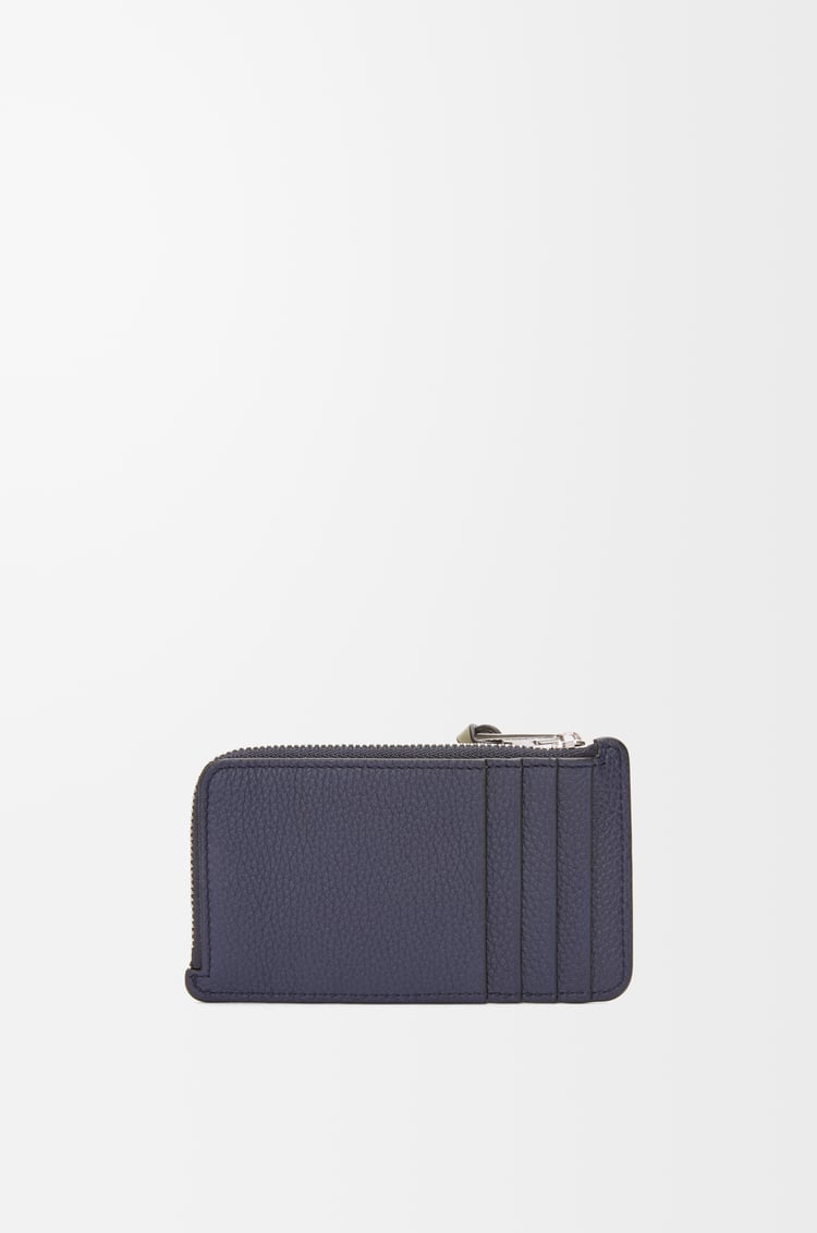 LOEWE Tarjetero-monedero en piel de ternera Azul Abismo/Oliva
