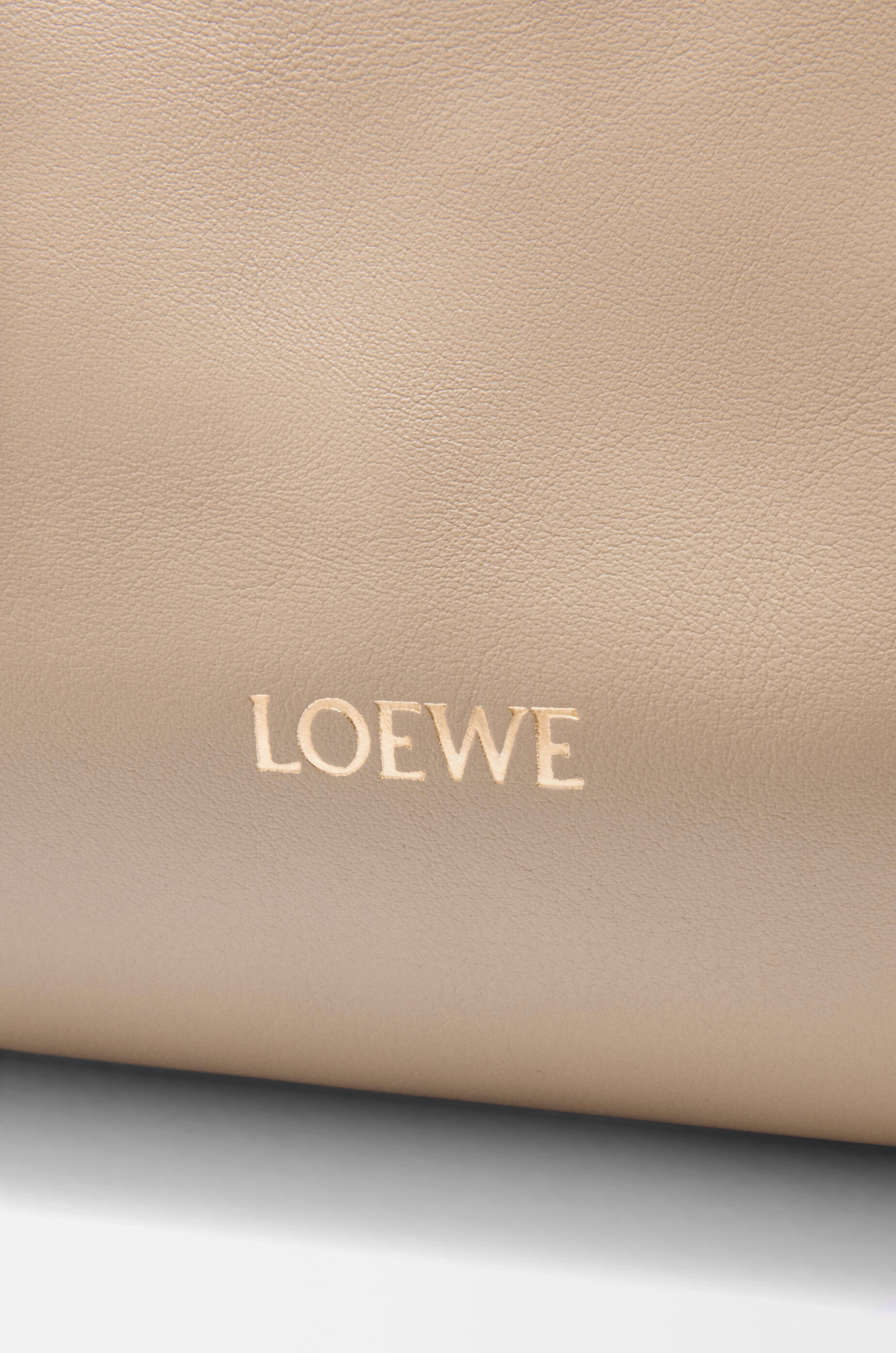 Large Flamenco clutch in nappa calfskin Beige - LOEWE USA Official